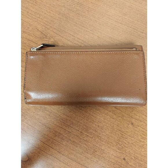 Coach BROWN Camel color Authentic Coach wallet F52715 AND CHECKBOOK COVER - Picture 3 of 16